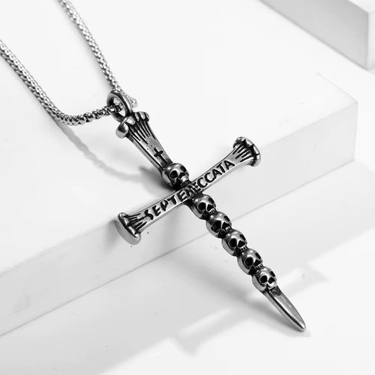 satanic cross necklace