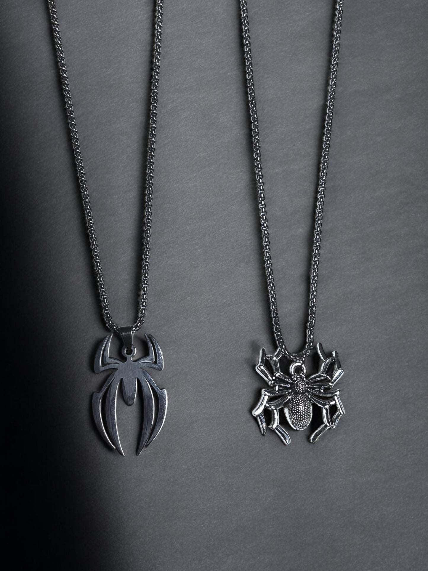 Venom’s Spider Necklace + Gothic Spider Necklace