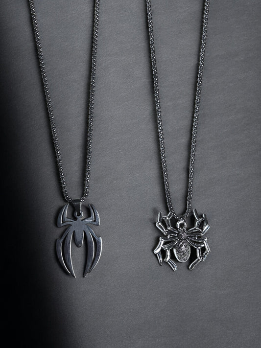 Venom’s Spider Necklace + Gothic Spider Necklace