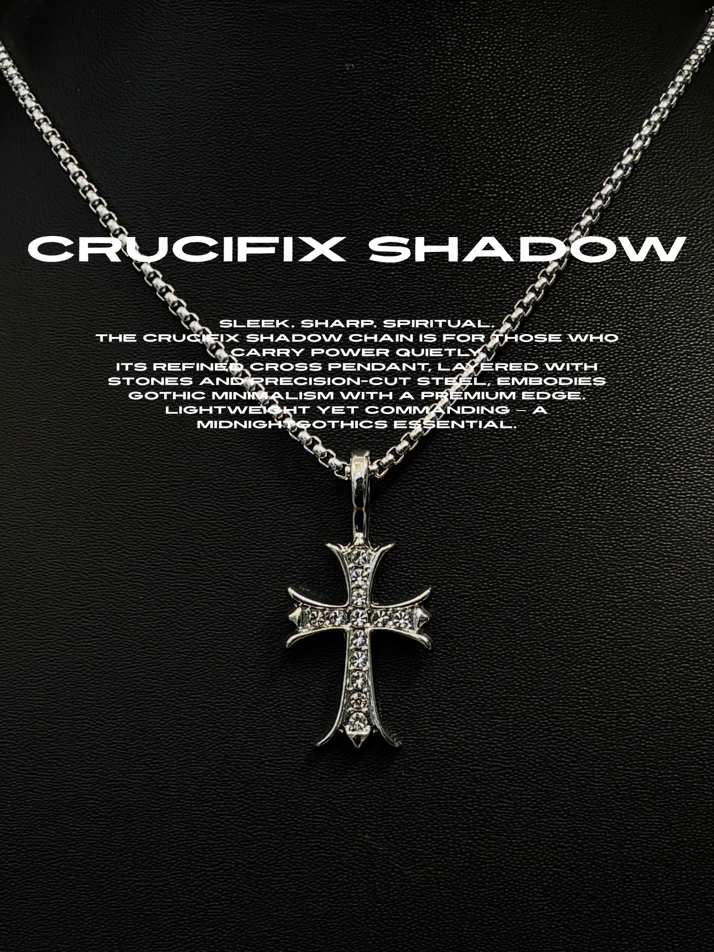 Crucifix Shadow Necklace