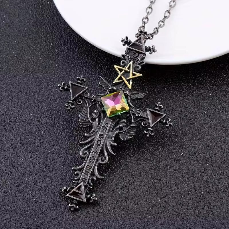 satanic gem cross (limited edition)