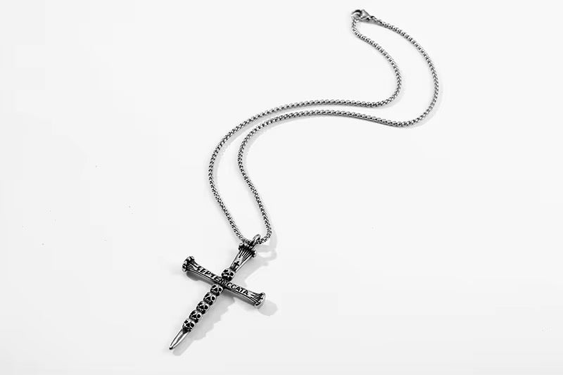 satanic cross necklace