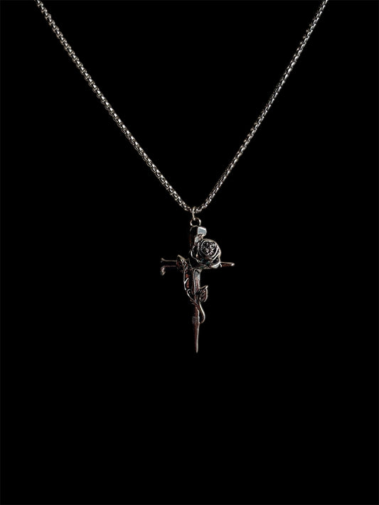 Rose Gothic Cross