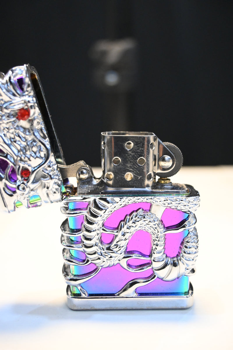 Demon Flame Lighter (Purple) (Refillable)