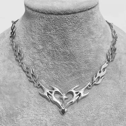 Demonic Heart Necklace