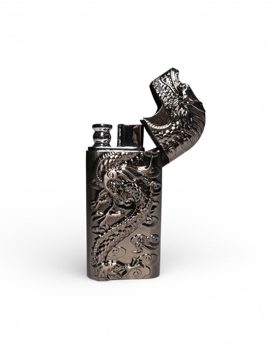 Dragon Double Flame Lighter (Grey Edition) (Refillable)