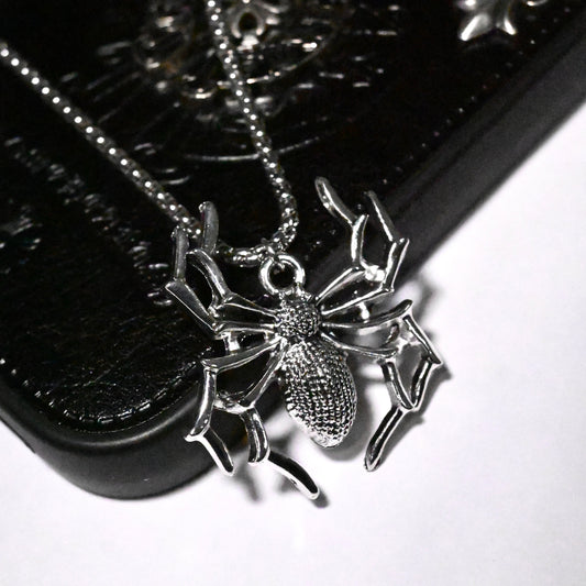 Gothic Spider Necklace