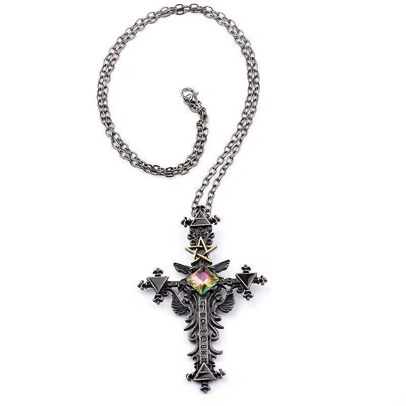 satanic gem cross (limited edition)