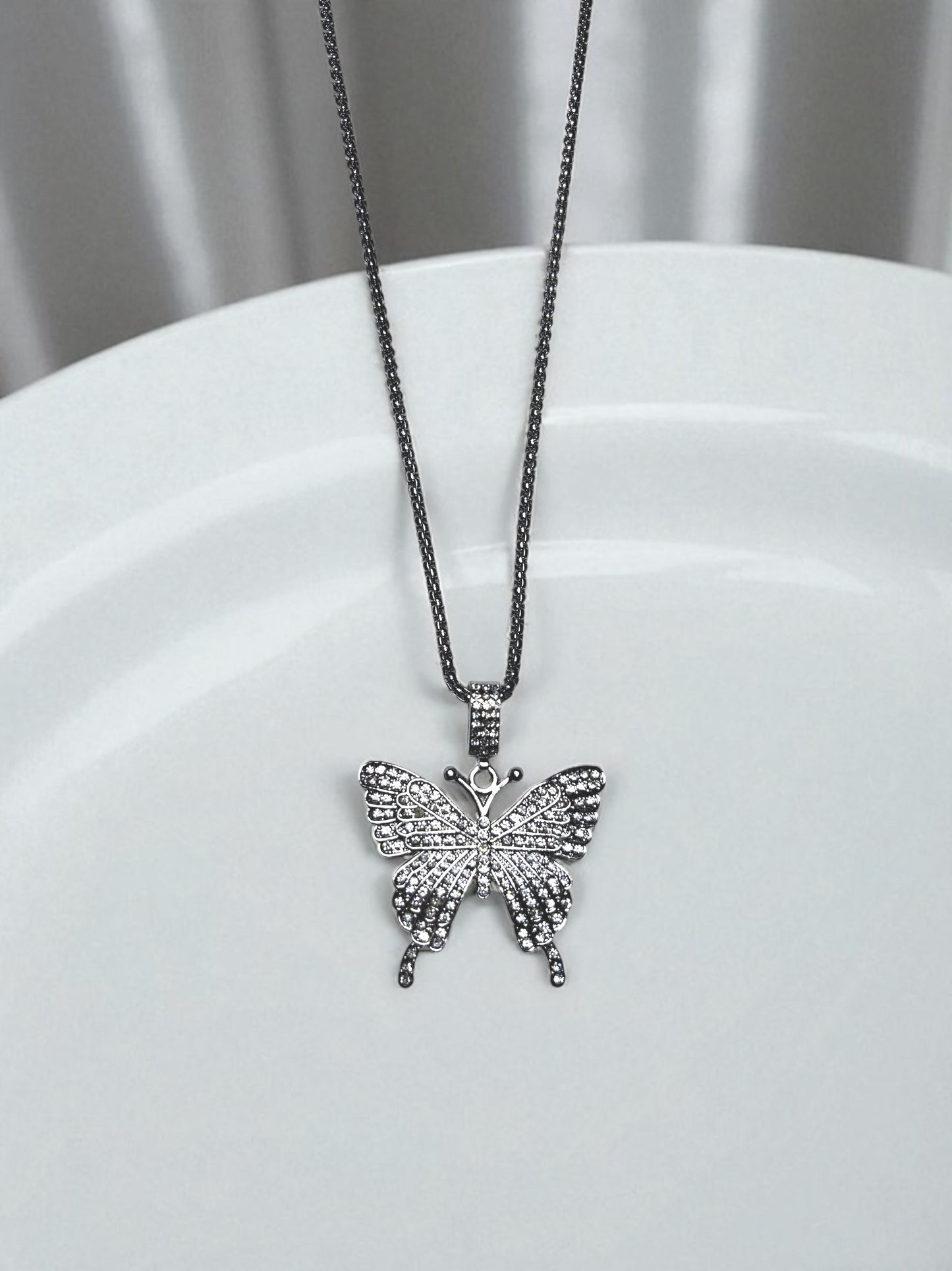 Y2k Butterfly Necklace